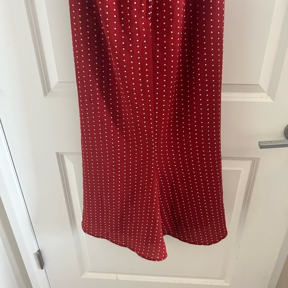 C/MEO Collective Timeless Vices Midi Dress In Red Spot - Picture 7 of 8